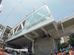 A la estación Río Nilo sólo le faltan los acabados. ESPECIAL