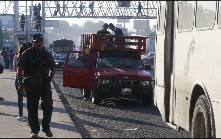 Otro de los elementos que se encontraba en el punto se percató de la situación y ayudó a detener al individuo para evitar que escapara. EL INFORMADOR/ ARCHIVO