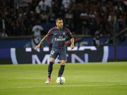 Alves se lesionó el 8 de mayo pasado disputando la Final de la Copa de Francia.  TWITTER/@PSG_inside