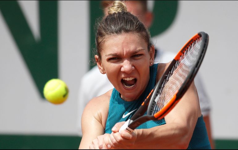 Halep remonta una desventaja inicial y termina llevándose la victoria.  AP/A. Tarantino