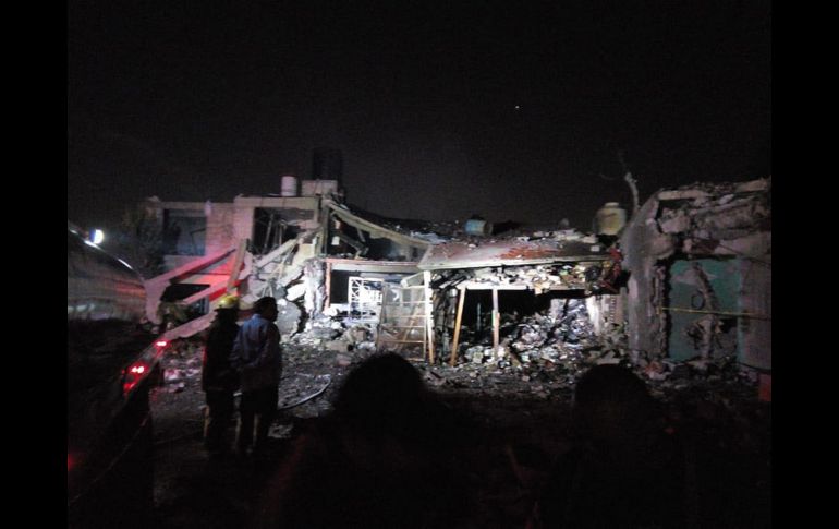 Muchos residentes de Tultepec se ganan la vida con la fabricación y venta de fuegos artificiales caseros. EFE/Comisión Estatal de Seguridad Ciudadana