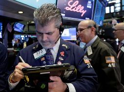 La jornada estuvo dominada por un aumento de valores financieros y un alza de las tasas de interés estadounidenses. AP / R. Drew