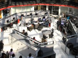 La jornada  del día fue de pocos referentes económicos, pero con cierto optimismo respecto a las relaciones comerciales de EU y la renegociación del TLCAN. EFE / ARCHIVO