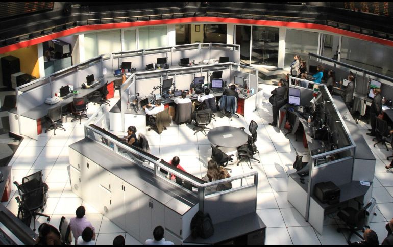 La jornada  del día fue de pocos referentes económicos, pero con cierto optimismo respecto a las relaciones comerciales de EU y la renegociación del TLCAN. EFE / ARCHIVO