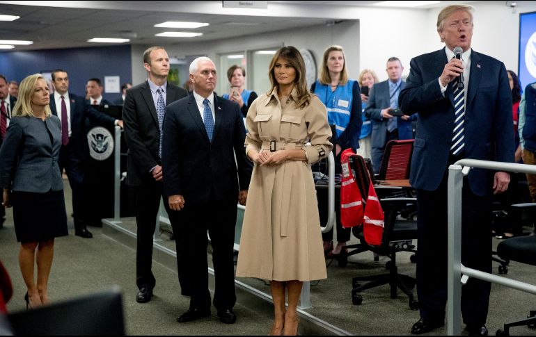 Dos periodistas de la Casa Blanca dijeron que estaban presentes cuando la primera dama fue vista el 30 de mayo y reportaron que se veía bien. AP/ A. Harnik