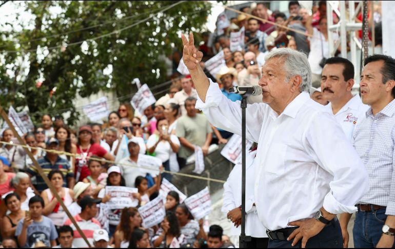 De acuerdo al documento del discurso del empresario, le reclamaron a López Obrador que hiciera aseveraciones sin fundamento. SUN / V. Rosas