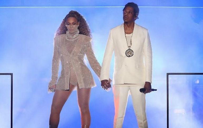 Beyoncé y Jay Z se encuentran en su gira 