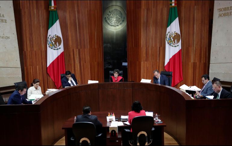 En la discusión los magistrados José Luis Vargas Valdés y Felipe Alfredo Fuentes Barrera argumentaron en pro de revocar la candidatura de Mancera y Gómez Urrutia. SUN / ARCHIVO
