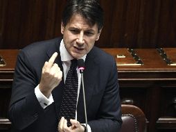 El primer ministro Giuseppe Conte iniciará la representación de internacional de Italia este fin de semana, en la  cumbre del G7 en Canadá. AFP/F. Monteforte