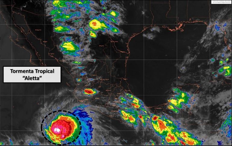 El SMN recomienda a la población en general extremar precauciones por lluvias, viento y oleaje. ESPECIAL/@conagua_clima