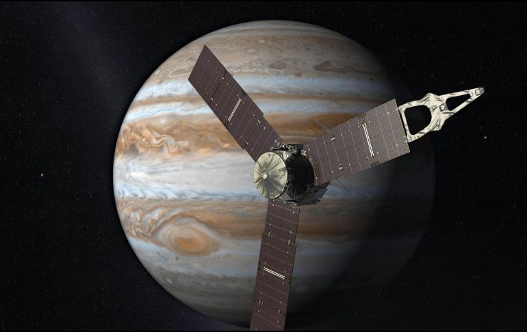 Científicos agregan que las órbitas más grandes permitirán explorar  más allá de los confines de la magnetosfera Jovieana. NTX / ARCHIVO