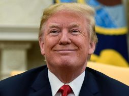 Trump dice que espera que todo siga marchando bien previo a su reunión con Kim Jong - Un. AP/ S. Walsh