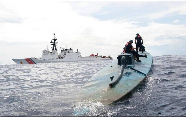 La nave tenía capacidad para cuatro personas, víveres y siete toneladas de droga.  ESPECIAL / ARCHIVO