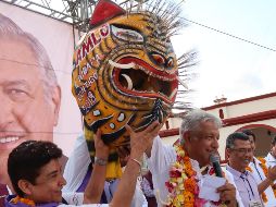 El candidato presidencial realiza una gira en la denominada Tierra Caliente de Guerrero, una de las zonas de mayor riesgo por la inseguridad y la violencia del crimen organizado. NTX / ESPECIAL
