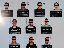 Los detenidos presuntamente forman parte de una red de operadores financieros vinculada a distintas organizaciones delictivas. EFE/Secretaria de Gobierno