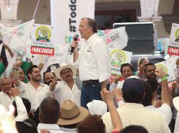 En un mitin en Zamora, Michoacán, Meade volvió a arremeter contra los candidatos morenistas al Senado. NOTIMEX