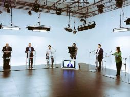 En el encuentro participaron Antonio Pérez Garibay, Ramón Ernesto Gallardo, Hugo Contreras, Leonor Ceballos, Pedro Kumamoto y Verónica Delgadillo. FACEBOOK/hugo.contreraszepeda