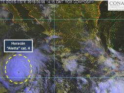 Recomiendan a la población en las zonas costeras, incluido Jalisco, extremar precauciones por lluvias, viento y oleaje y atender las recomendaciones emitidas por Protección Civil. ESPECIAL / smn.conagua.gob.mx/