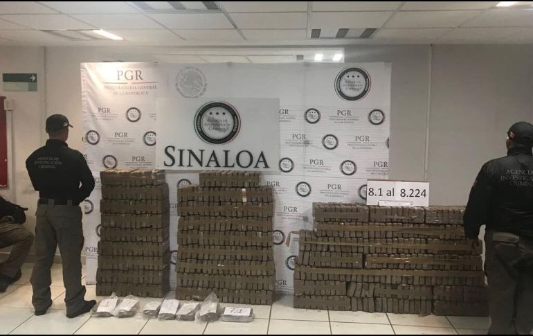 Fue puesto a disposición ante el Ministerio Público de la Federación por su probable responsabilidad en delitos contra la salud. TWITTER/ @PGR_mx