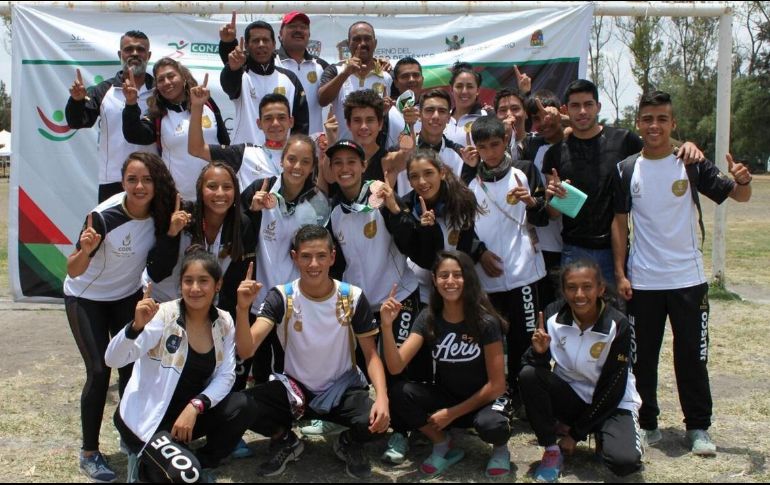 En la disciplina de Pentatlón Moderno, Jalisco obtuvo el campeonato por equipos. TWITTER / @codejalisco