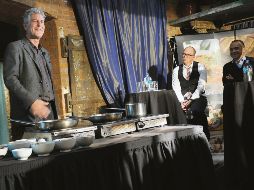 Anthony Bourdain. El chef en plena acción, en una imagen tomada en 2013. AFP