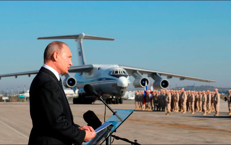 En la entrevista a la televisión estatal Rossia, Putin volvió a exhibir su buena sintonía con Trump. AP/M. Klimentyev