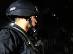 La fiscalía indicó que en un sótano del palacio municipal de Isidro Fabela hallaron varios contenedores, algunos vacíos 