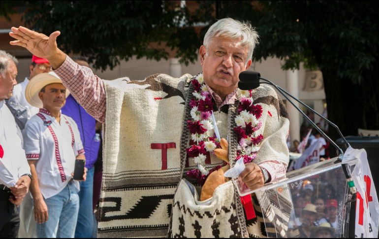 López Obrador enfatizó que el pleito está “a todo lo queda” debido a que Anaya señaló que meterí a Peña a la cárcel. AFP / E. Castro