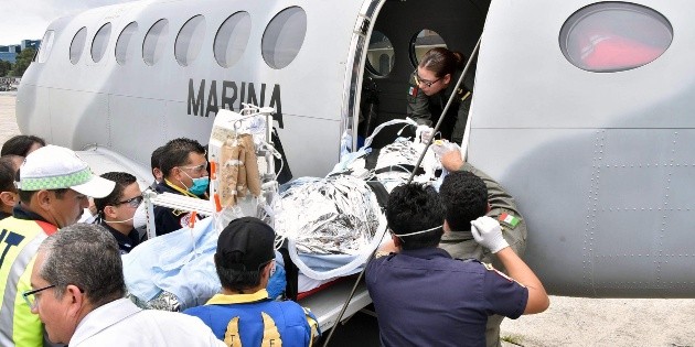 Trasladan dos quemados m&aacute;s de Guatemala a la CDMX