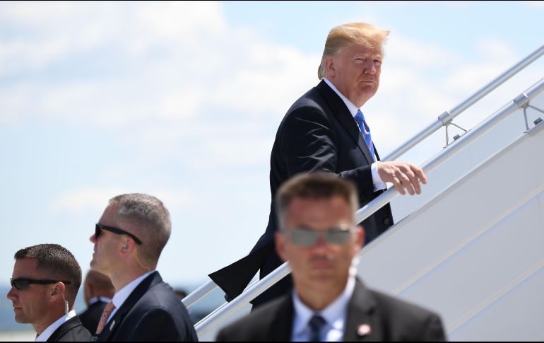 El presidente estadounidense dice sentirse confiado de cara a su próxima reunión con Kim Jong-Un. AFP /S. LOEB