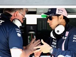 Pérez espera sumar puntos mañana en el circuito Gilles Villeneuve. AFP/C. Coates