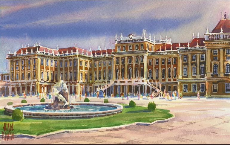 Residencia de verano para la familia imperial de Viena, cuna de reyes, remanso de paz, tesoro arquitectónico.