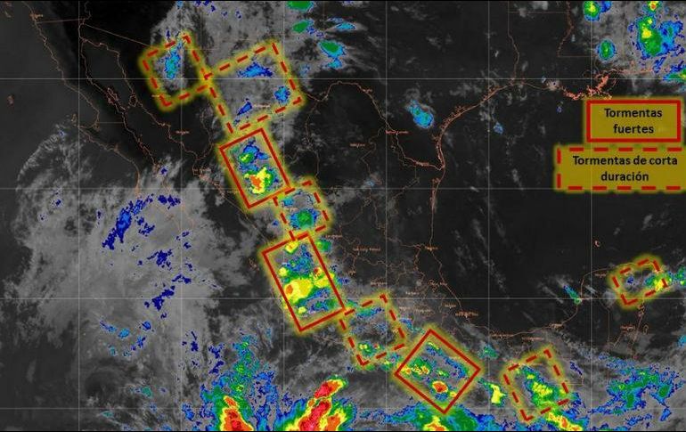 Este sistema podría alcanzar la categoría de tormenta tropical en las próximas horas. TWITTER / @conagua_clima
