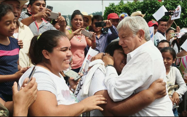 Juntos haremos historia. López Obrador criticó el apoyo del ex presidente Vicente Fox a Ricardo Anaya. NTX