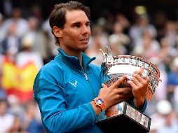 Nadal se mantuvo al máximo y este domingo celebró su 17mo campeonato de Grand Slam. EFE / C. Blumberg