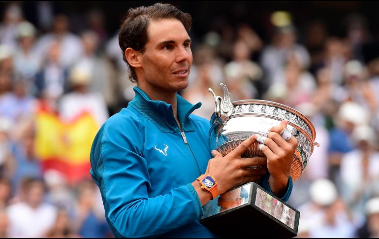 Nadal se mantuvo al máximo y este domingo celebró su 17mo campeonato de Grand Slam. EFE / C. Blumberg