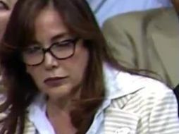 Yeidckol Polevnsky se duerme en debate de Jalisco