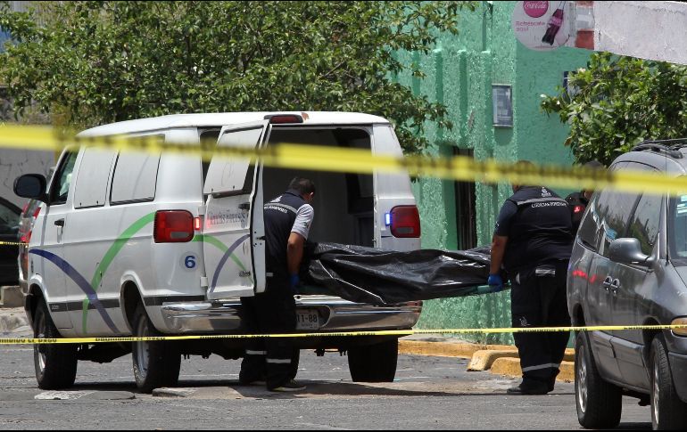 Tres personas murieron en el lugar. AFP/U. Ruiz