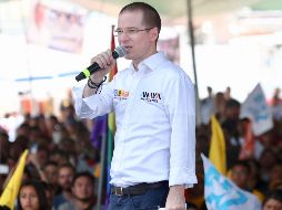 Ricardo Anaya aseveró que Meade está enojado porque va a perder, por lo que ha sido muy grosero. SUN / A. Ojeda