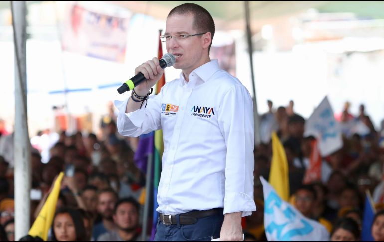 Ricardo Anaya aseveró que Meade está enojado porque va a perder, por lo que ha sido muy grosero. SUN / A. Ojeda