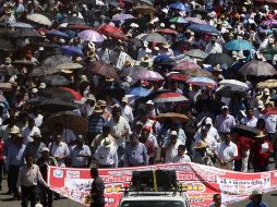 El sindicato exige la abrogación de la Reforma Educativa, la cancelación definitiva de la evaluación docente, la liberación de presos políticos del magisterio y la devolución de sus cuotas sindicales. NTX/ARCHIVO