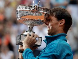 Nadal revalidó este domingo su título en Roland Garros al vencer por 6-4, 6-3 y 6-2 al austriaco Dominic Thiem. AP/A. Tarantino