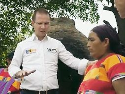 Ricardo Anaya estuvo de visita en Valladolid; se encontró con simpatizantes. ESPECIAL