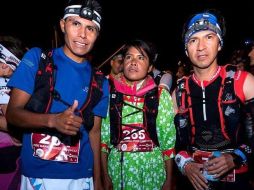 Los hermanos Lorena, Juana y Mario compitieron el fin de semana en el ultramaratón europeo. FACEBOOK / TenerifeBluetrail