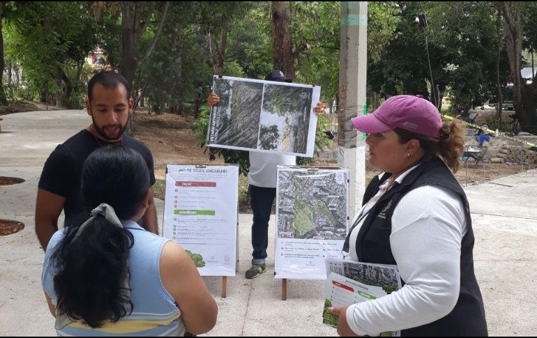 El alcalde señaló que es falso que se hayan talado o se vayan a talar árboles en el Bosque Urbano Arboledas del Sur. TWITTER / @EnriqueIbarraP