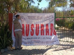 El desarrollo no contaba con los planes para mitigar el impacto ambiental en la zona. ESPECIAL/