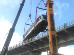 Fotogalería: Colocan trenes de la Línea 3 para pruebas