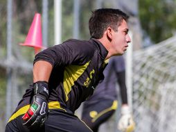 “Estamos concentrados en hacer una buena pretemporada”, dijo el novel cancerbero. Cortesía / Leones Negros