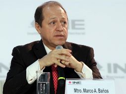 Baños Martínez indicó que el INE está ocupado en cumplir con todas las actividades previas a la jornada electoral. NTX / ARCHIVO