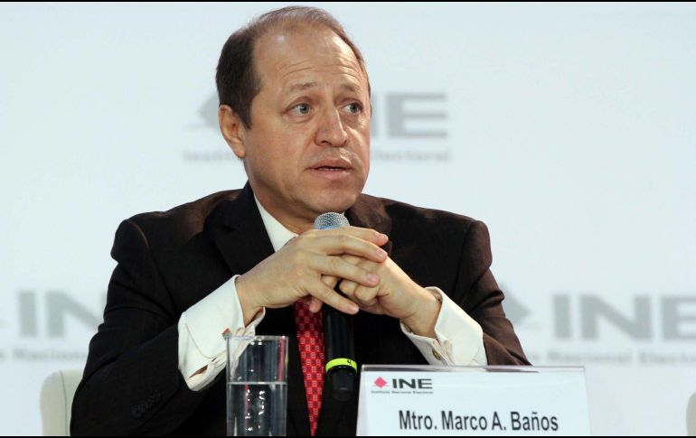 Baños Martínez indicó que el INE está ocupado en cumplir con todas las actividades previas a la jornada electoral. NTX / ARCHIVO